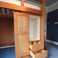 Bespoke Cabin Bed and wardrobe space, Joiners Hertfordshire