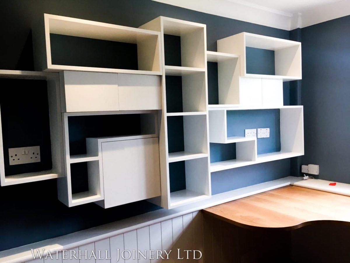 Bespoke shelving, Waterhall Joinery Ltd