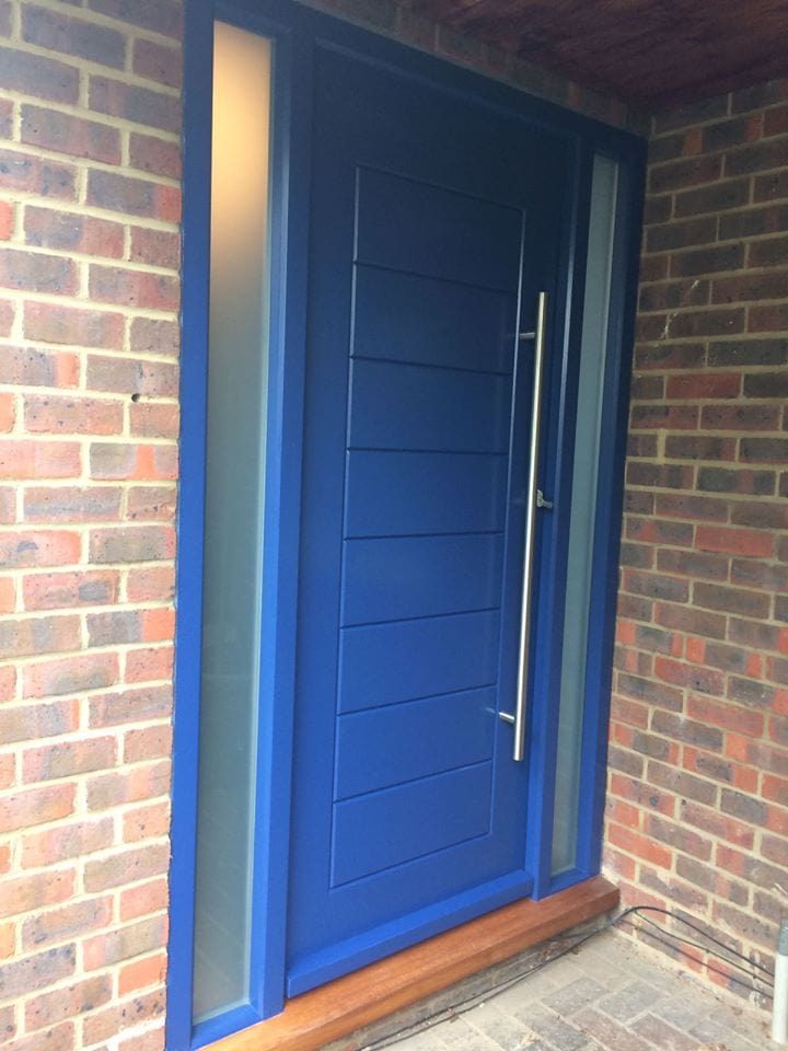 Wooden Door and glass panels, Waterhall Joinery Ltd