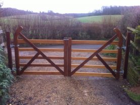 Wooden Gates, Waterhall Joinery Ltd