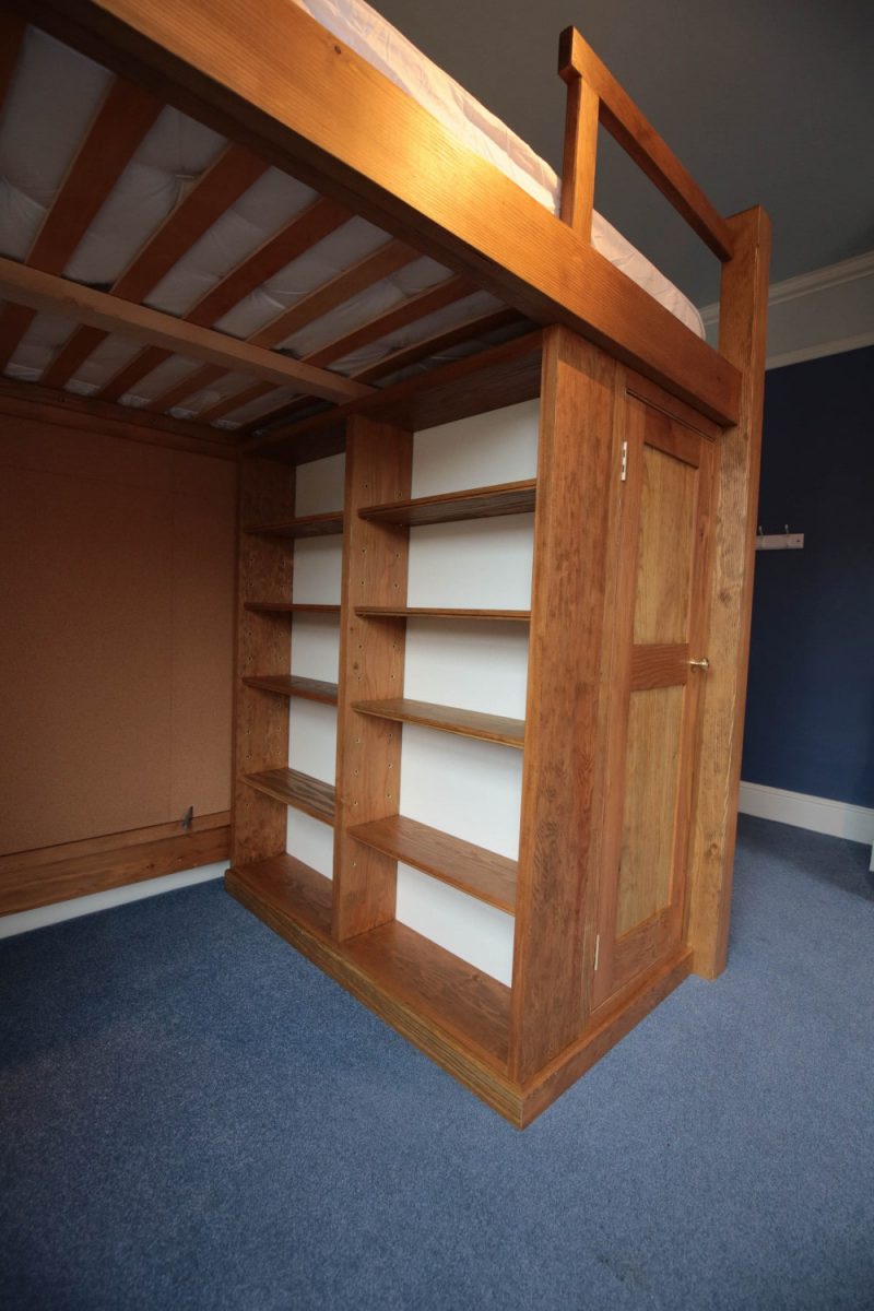 Bespoke Cabin Bed with Sheving, Joiners Hertfordhshire